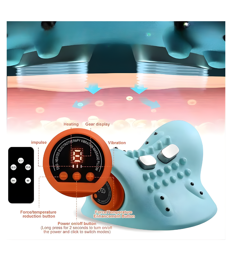 Masajeador eléctrico de tracción cervical